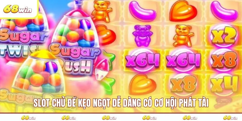 Slot chủ đề kẹo ngọt dễ dàng có cơ hội phát tài